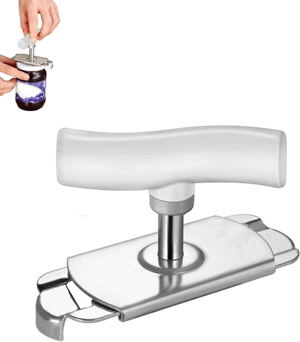 Solidchoice - Handmatige Flessenopener van RVS, Verstelbaar