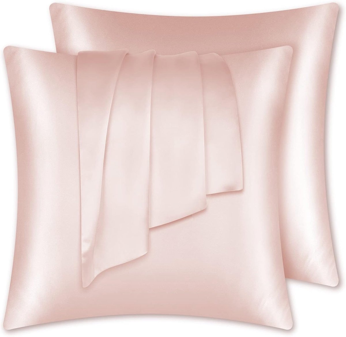 Zijde kussensloop 65 x 65 cm - 100% moerbeizijde - met verborgen ritssluiting - verzorgt huid en haar - ShopVlot