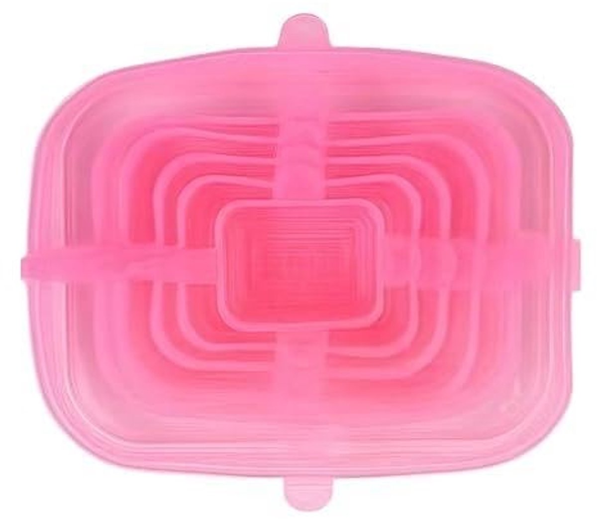 Solidchoice - Set van 6 Stretchy Silicone Lids voor Voedselopslag
