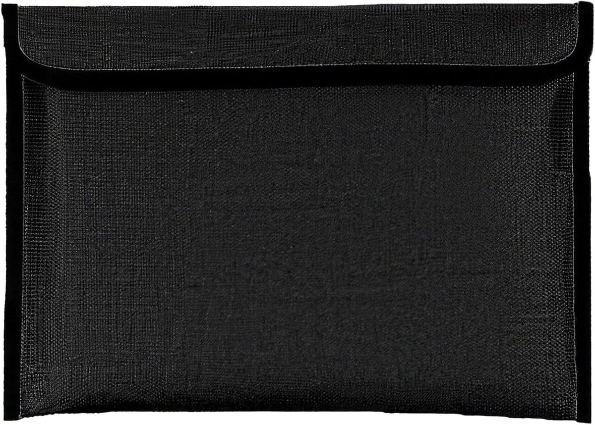 Brandwerende tas 32 x 24 cm - vuurvast met ritssluiting - waterdicht - beschermt waardevolle documenten - ShopVlot