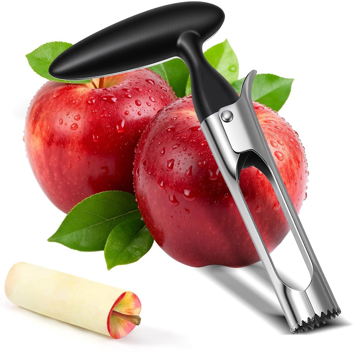 Solidchoice - RVS Appelboor met Ergonomische Handgreep voor Keuken