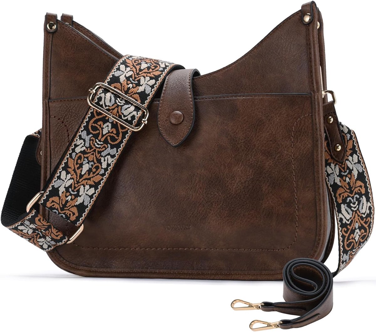 Schoudertas Dames - Elegante Handtas - Vegan PU Leer - Met 2 Verstelbare Schouderbanden - ShopVlot
