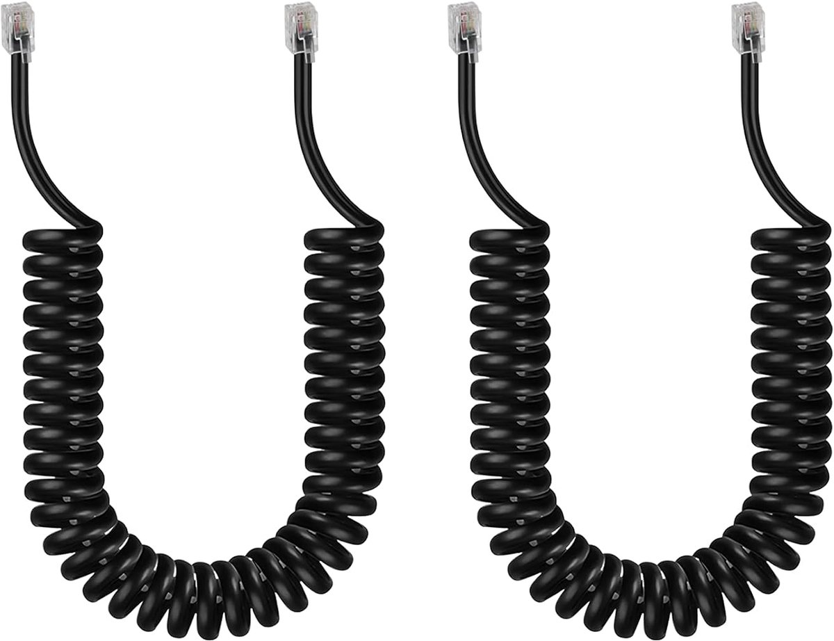 Telefoonkabel R9 3 Meter - Zwart Flexibel en Duurzaam - RJ9 Connector - Betrouwbare Verbinding voor Thuis en Kantoor - ShopVlot