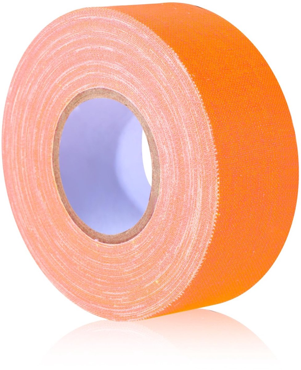 Solidchoice - Neon Oranje Gaffer Tape, UV-actieve Plakband, 15m