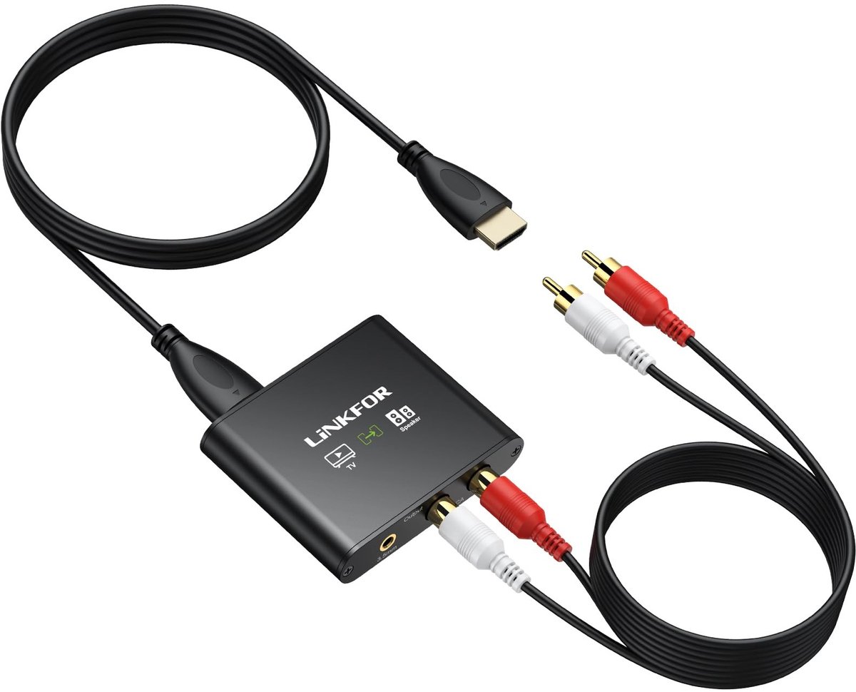 Solidchoice - HDMI Audio-Extractor met Dubbele Uitgang
