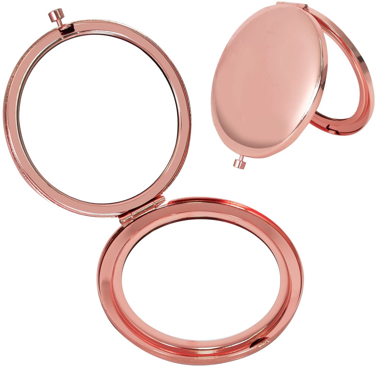 Solidchoice - Compact Make-up Spiegeltje met Dubbelzijdige Vergroting