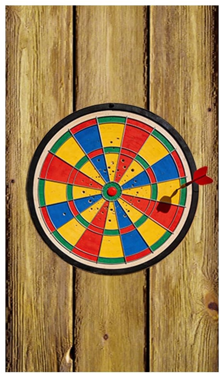 Solidchoice - Wandbeschermingsset voor Dartbord met 6 Zelfklevende Panelen