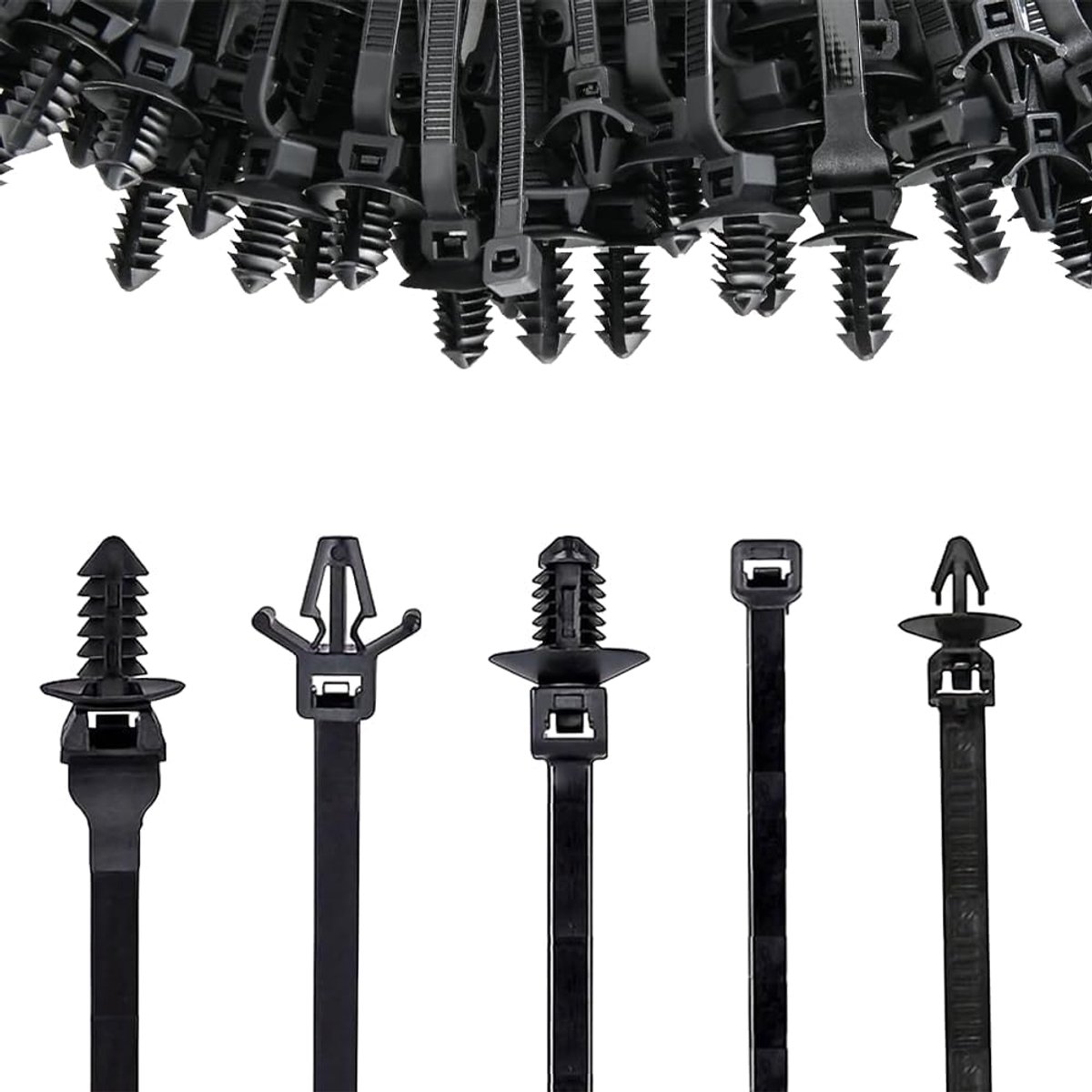 160 Pieces Nylon Universal Cable Ties for Car, Electronics, Workshop, Robust, Versatile and Easy to Use - ShopVlot