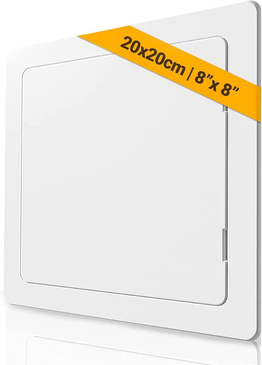 Proxinova Access Panel for Painting, 200 x 200 mm, High-Quality ABS Panels for Inspection Hatch, Fuse Box, Cabinet - ShopVlot