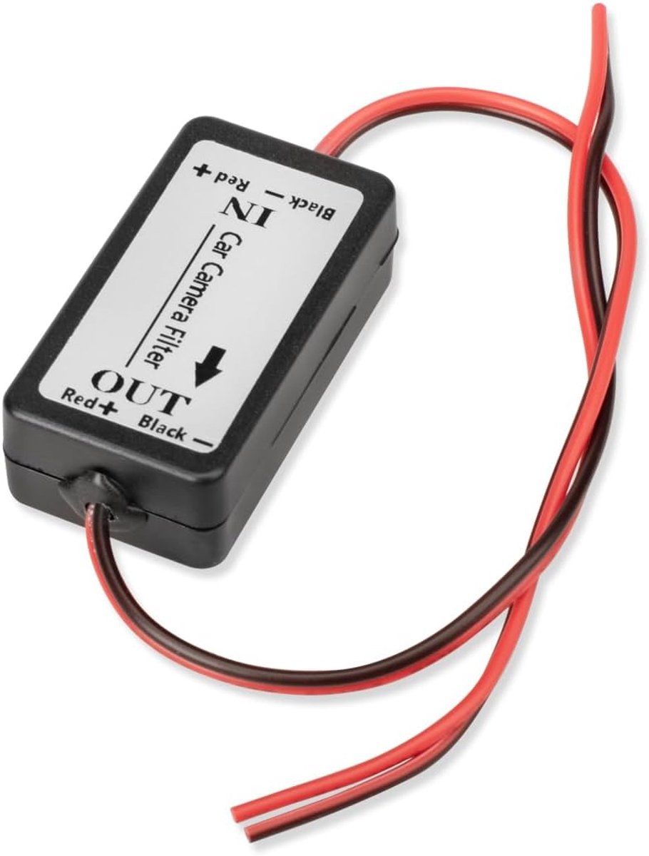 1 Pcs Car Filter Rectifier, 12V DC Car Reverse Camera Power Rectifier Power Adapter Filter - ShopVlot