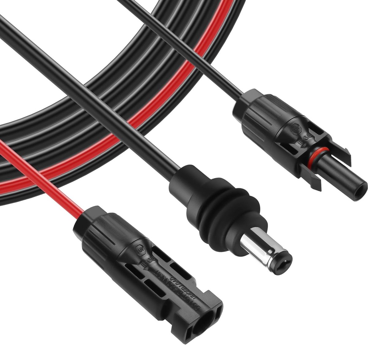 GINTOOYUN Starlink Mini Power Cable Solar to DC5521 Solar Male/Female Plug to Waterproof DC 5.5 x 2.1mm Male Plug - ShopVlot