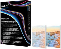 akaca Thermal transfer paper A4 (210 x 297 mm) 100 sheets compatible with all 120g (A4) inkjet printers - ShopVlot