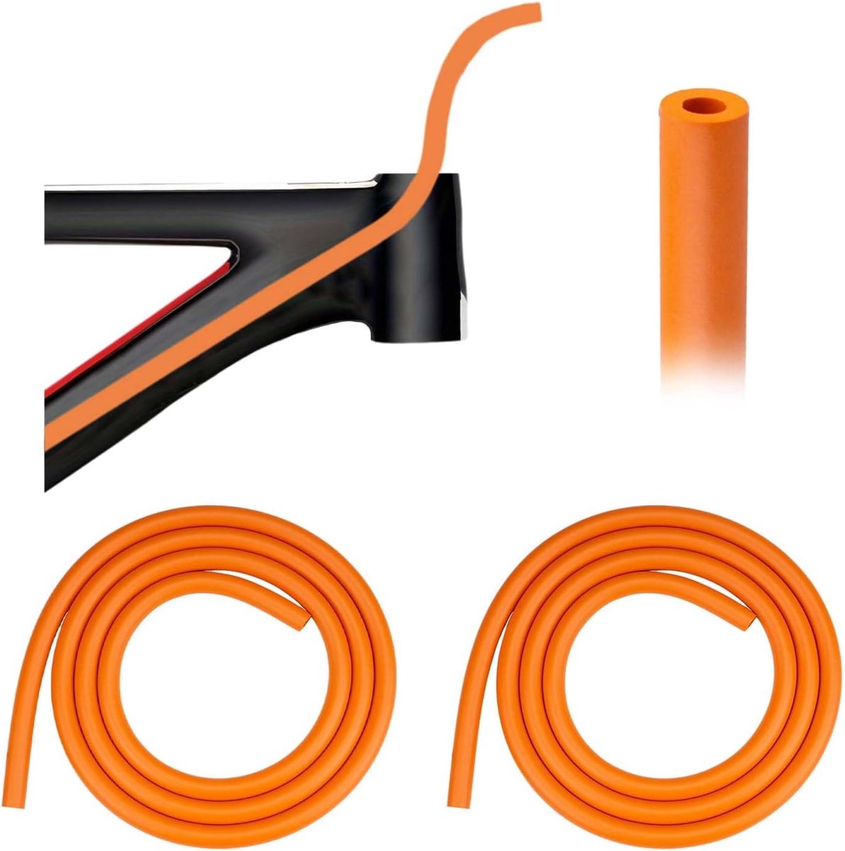 Fiets 1.5M/Lot Frame - Geluidsabsorberende Kabel - Voor Schakel-/Remleidingen tot 6mm - ShopVlot