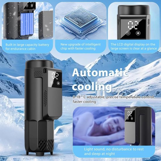 Elektrische koelbox voor insuline - 0-18°C - USB koel tas - Ideaal voor op reis - ShopVlot — afbeelding 2