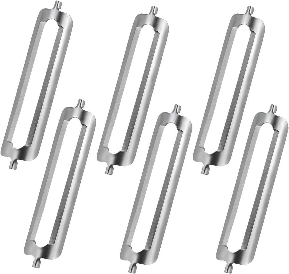 Vervangende messen voor Tupper schiller - 5,5 cm - roestvrij staal 420 - ShopVlot