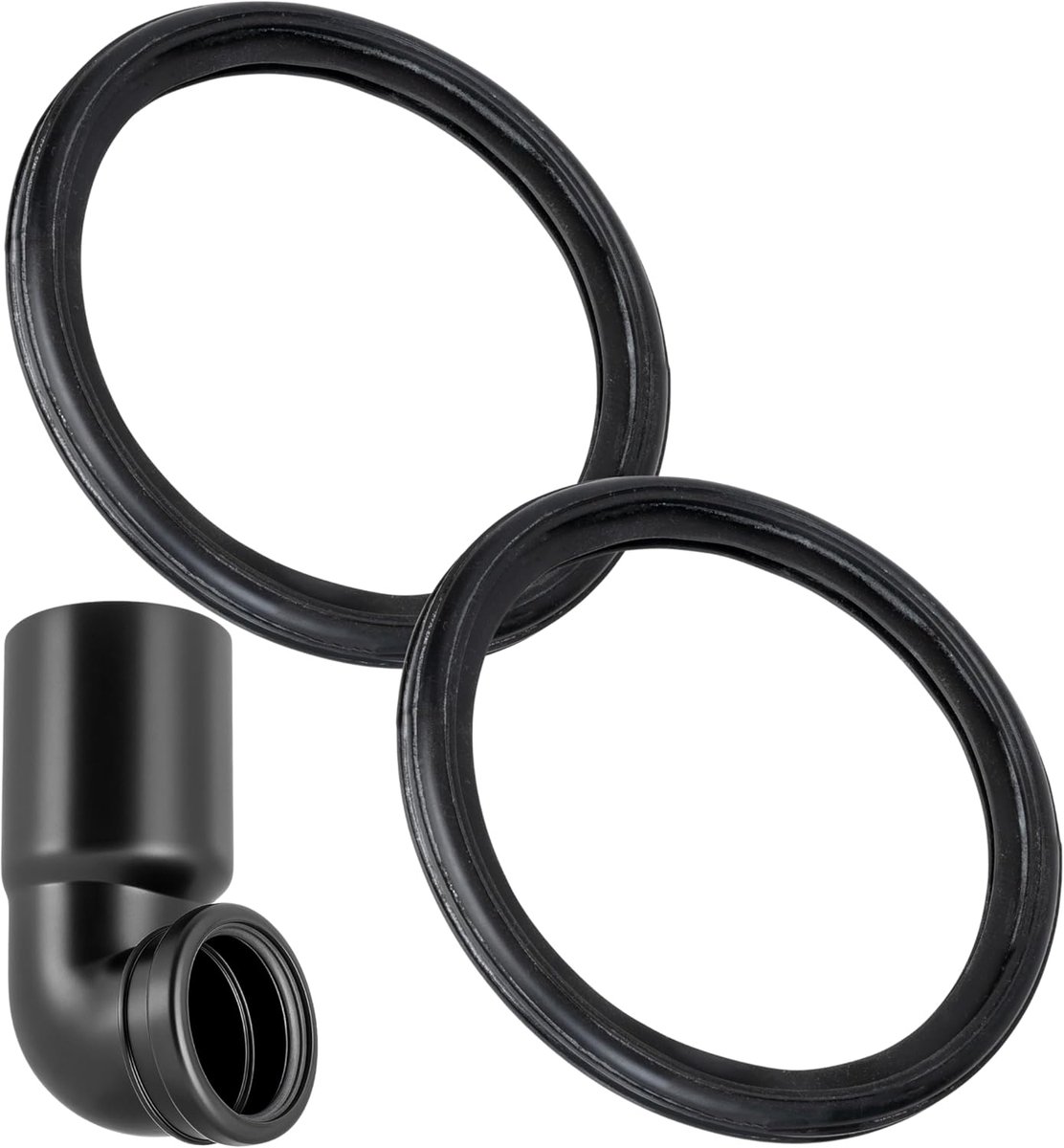 Drainboogafdichting 90 mm - vervangingsset 2 stuks - EPDM materiaal - geschikt voor GEBERIT systemen - ShopVlot