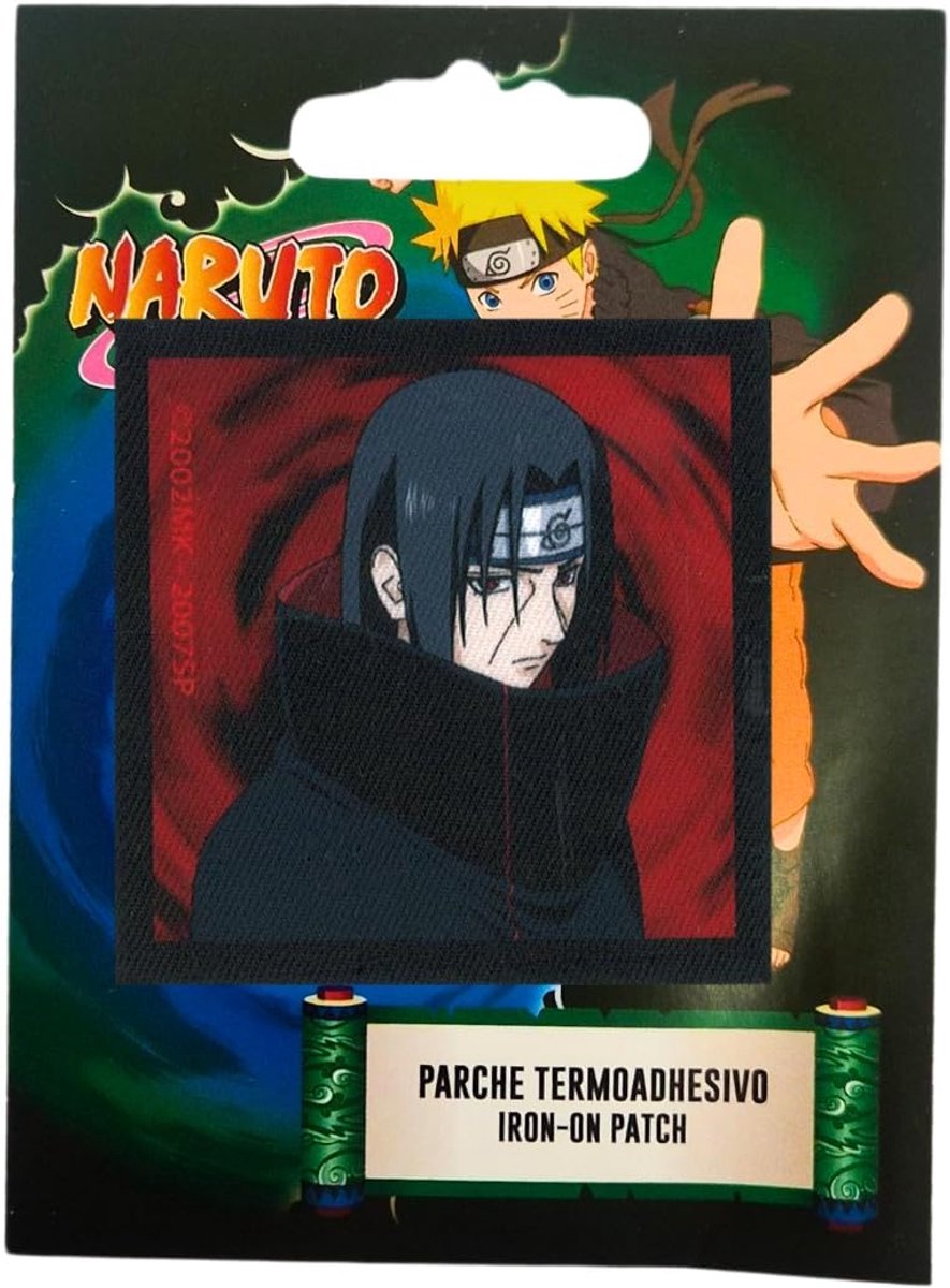 Opstrijkpatch Itachi - 7 x 6 cm - 100% polyester - Perfect voor kleding en tassen - ShopVlot