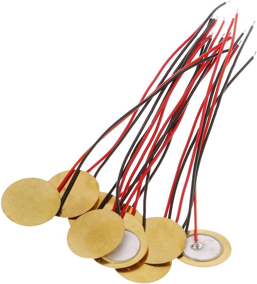 Pickup Pickup Piezo Amplifier Discs Piezoelectric Piezoelectric Piezo-Ceramic Wafer Plate Diameter 15mm for Summer - ShopVlot