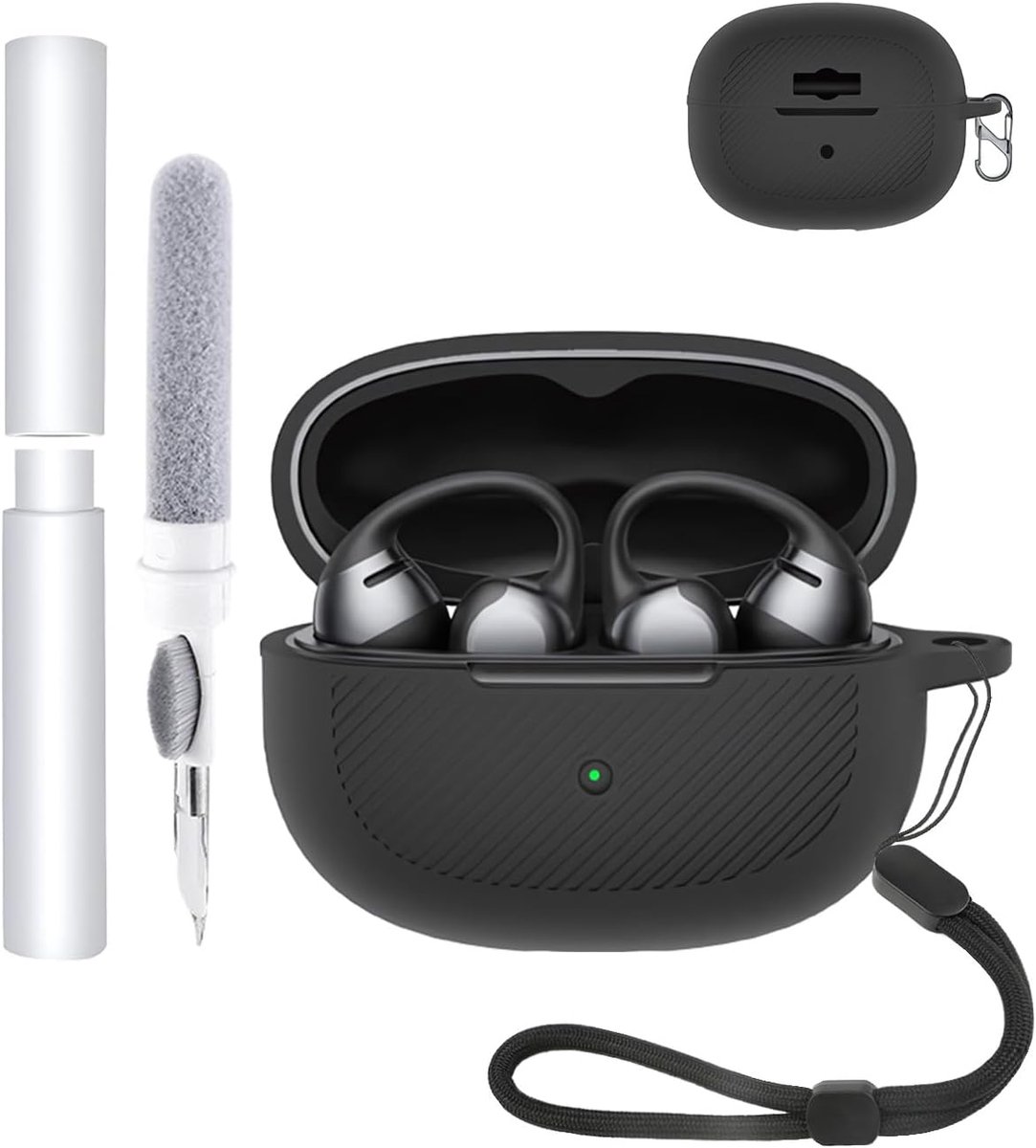 Silicone Protective Case for SHOKZ Open Dots ONE Earbuds, Environmentally Friendly Bluetooth Earphone Case with - ShopVlot
