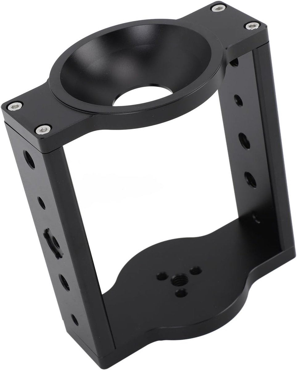 75mm Tripod Head Bowl Riser Durable Aluminum Half Ball Converter Riser 10kg Bearing 5.4x4.6x3.0in 22lbs for Mounting - ShopVlot