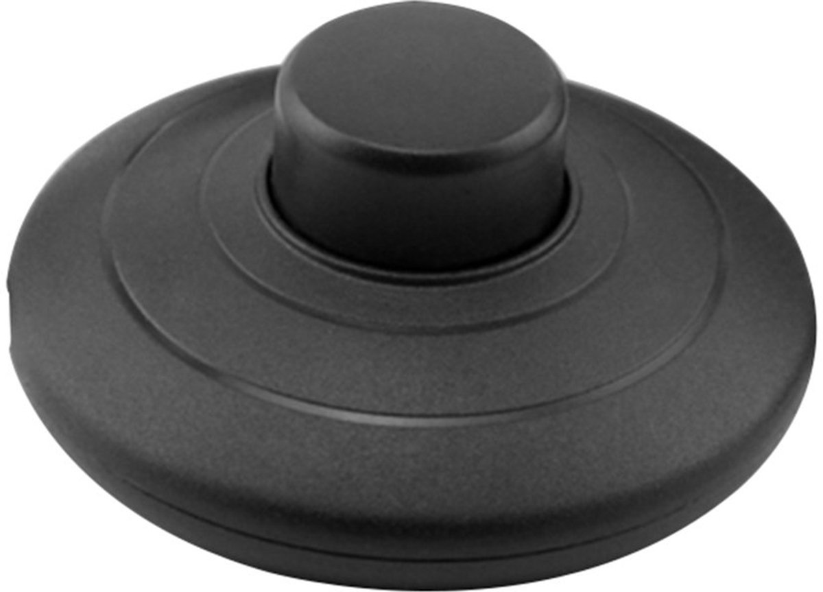 [1 pcs] In-Line Footpress Switch for Standard Lamp for 2 or 3 Core Flex In Black for Floor and Table Lamp - ShopVlot