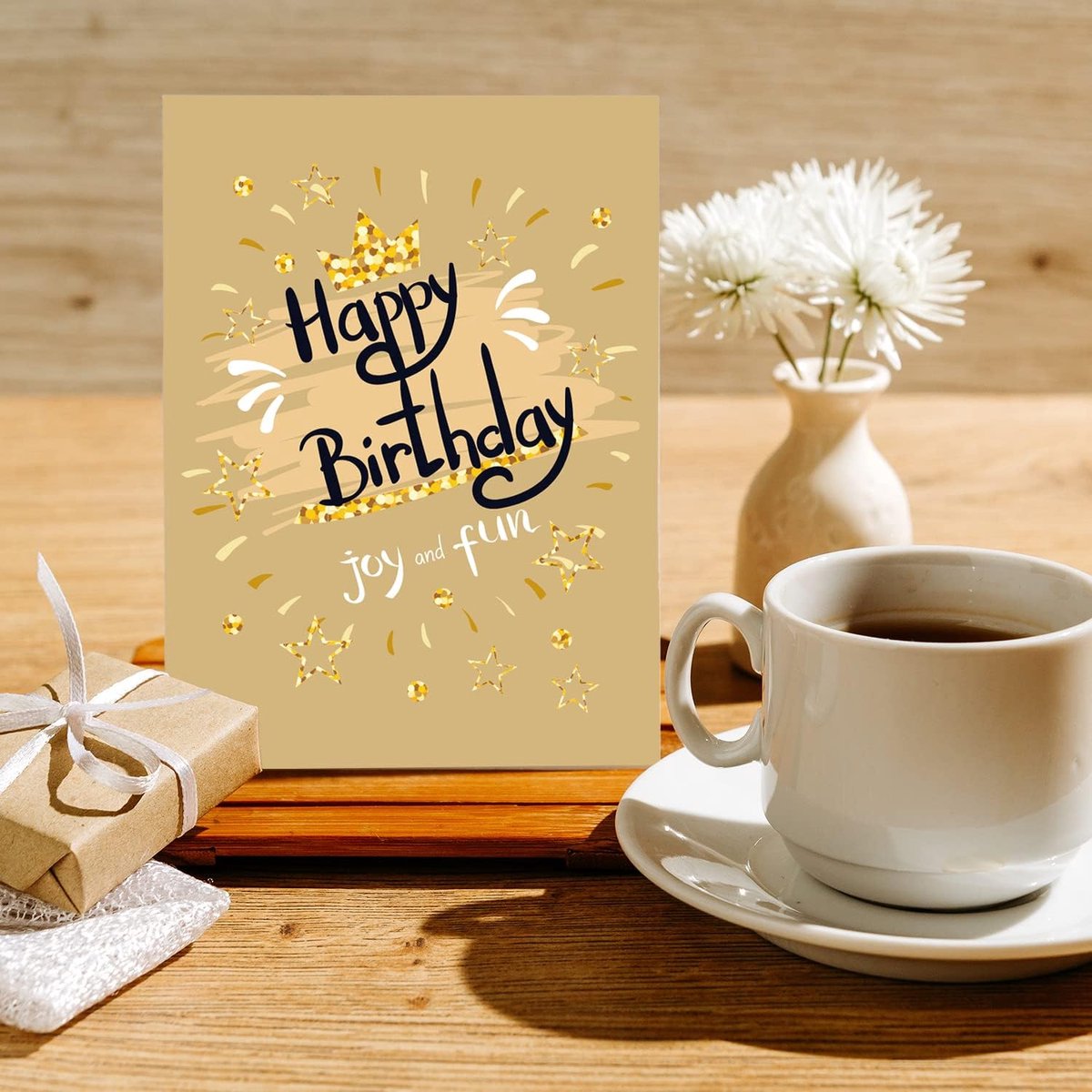 Verjaardagskaart 18 x 12 cm - Premium kwaliteit - Inclusief envelop - Perfect voor speciale momenten - ShopVlot
