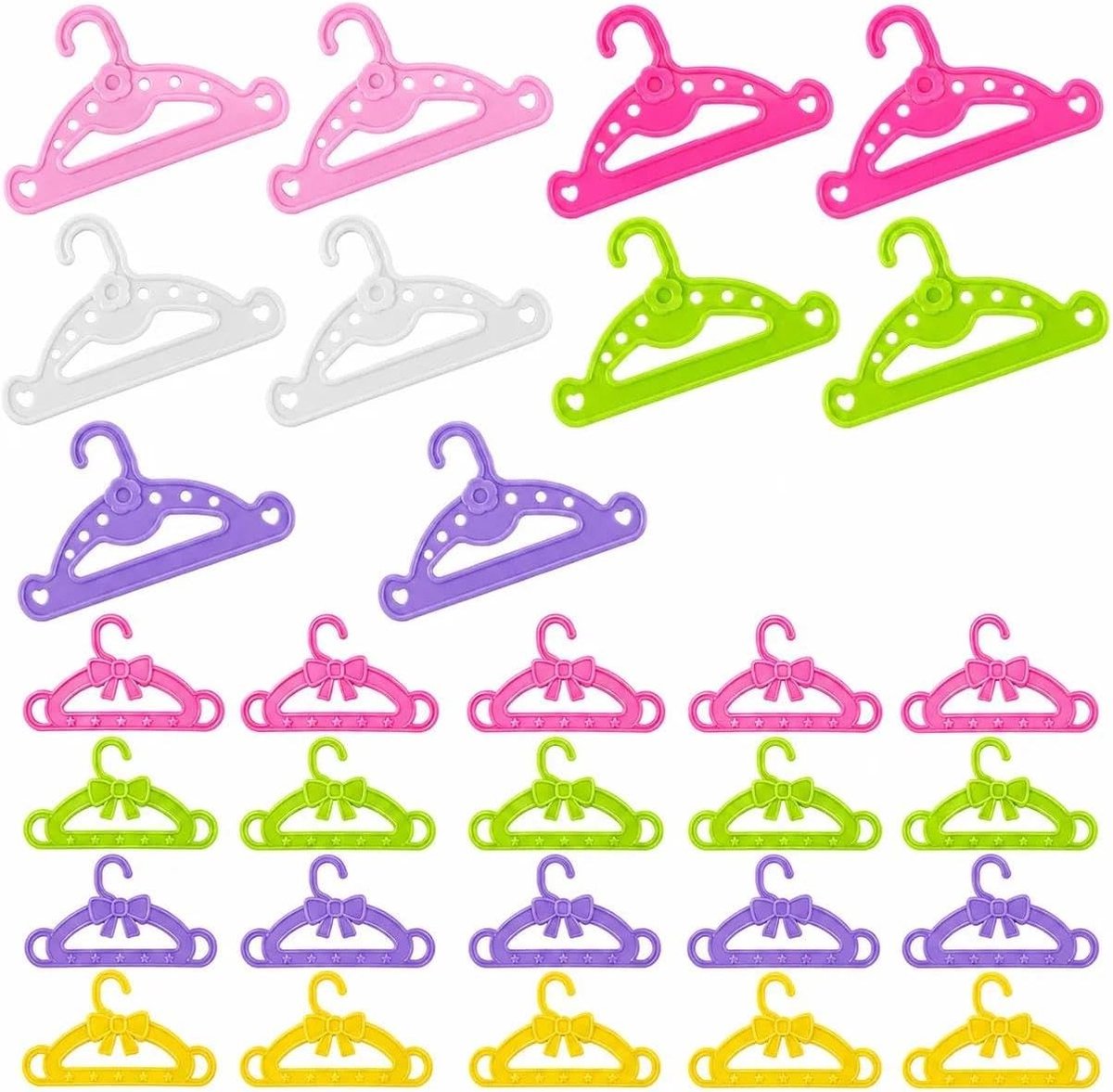 Wasknijpers Set - Multicolor - 13 cm - Kunststof - Voor Huishouden en Buitengebruik