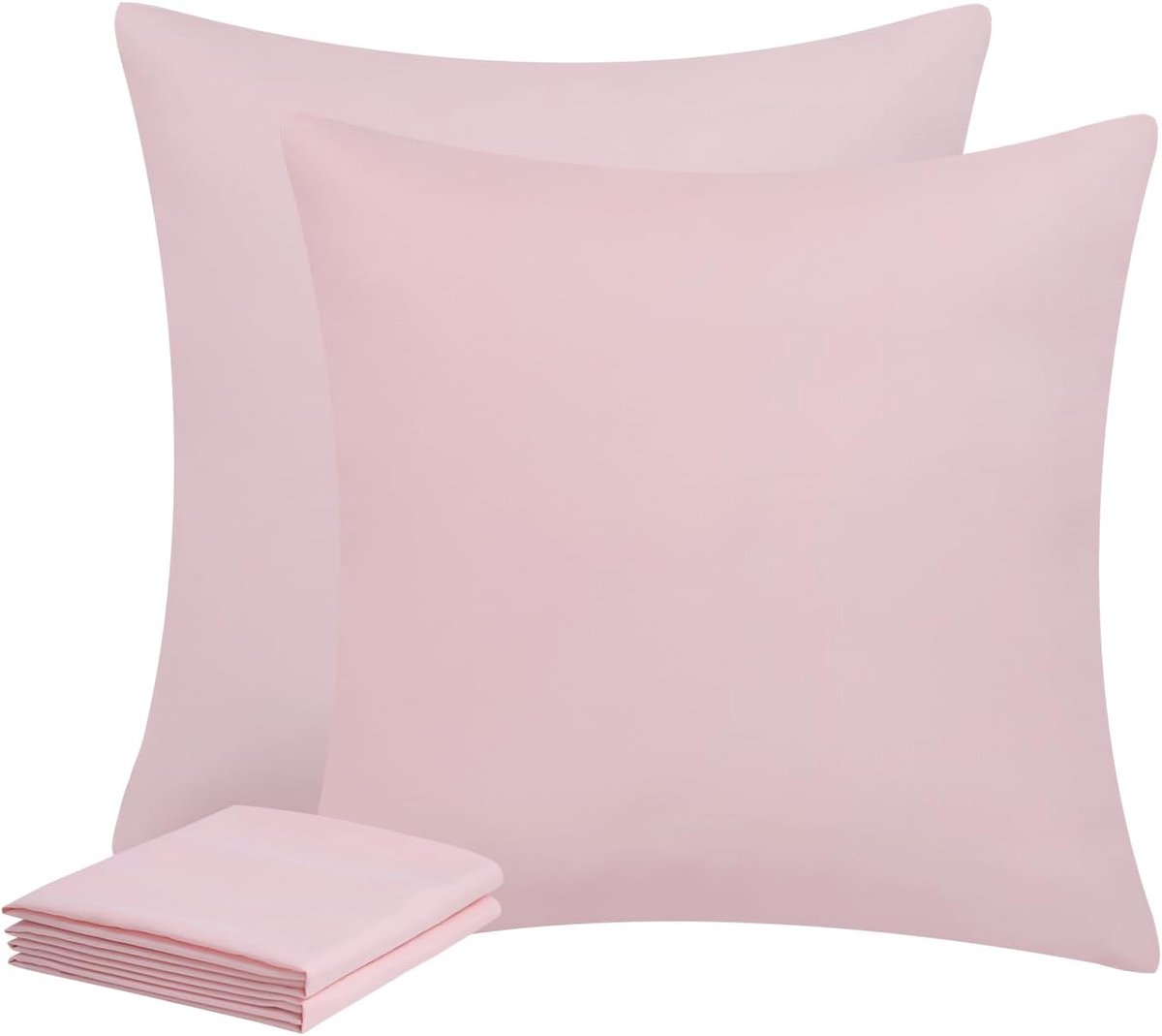 Kussenhoes 80 x 80 cm - Set van 2 - Microvezel - Superzacht en ademend comfort - ShopVlot
