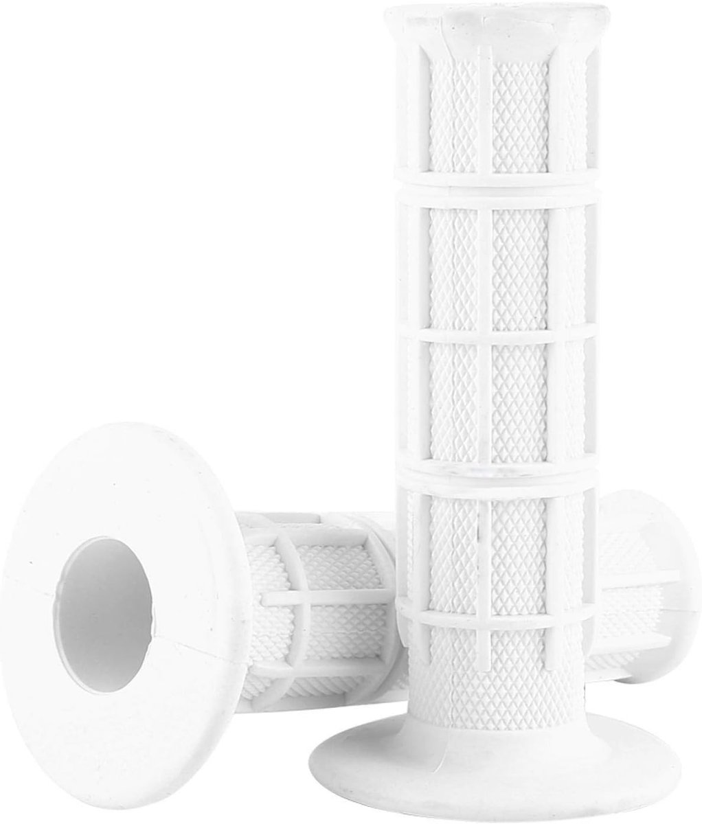 Handvatten voor scooters 22 mm - silicone wit - ergonomisch en schokabsorberend - comfortabel rijden - ShopVlot
