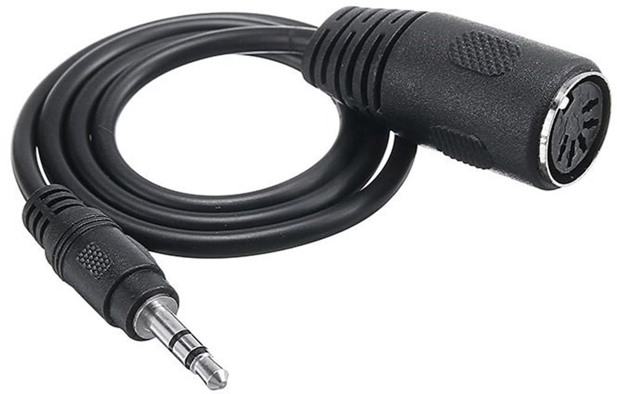 MIDI naar 3.5mm adapter - 14 inch kabel - flexibele PVC - naadloze verbinding voor synthesizers - ShopVlot
