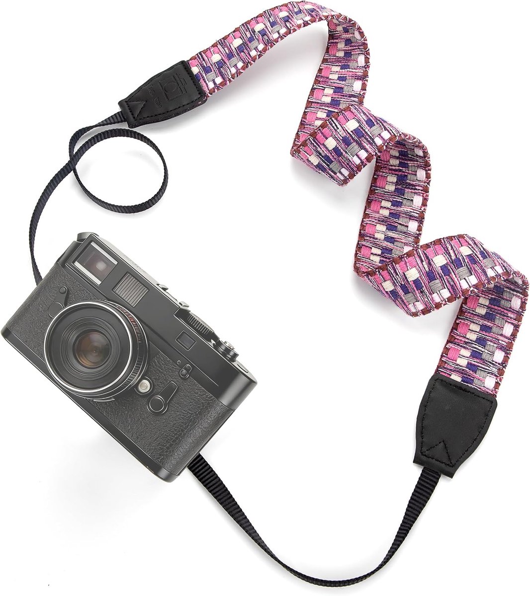 Camerariem verstelbaar - snelontgrendeling - universeel voor DSLR en SLR - comfortabel gebruik - ShopVlot