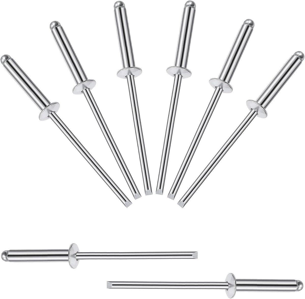 blindriveten 3.2 x 14 mm - aluminium met stalen kern - hoge corrosiebestendigheid - ideaal voor precisiewerk - ShopVlot