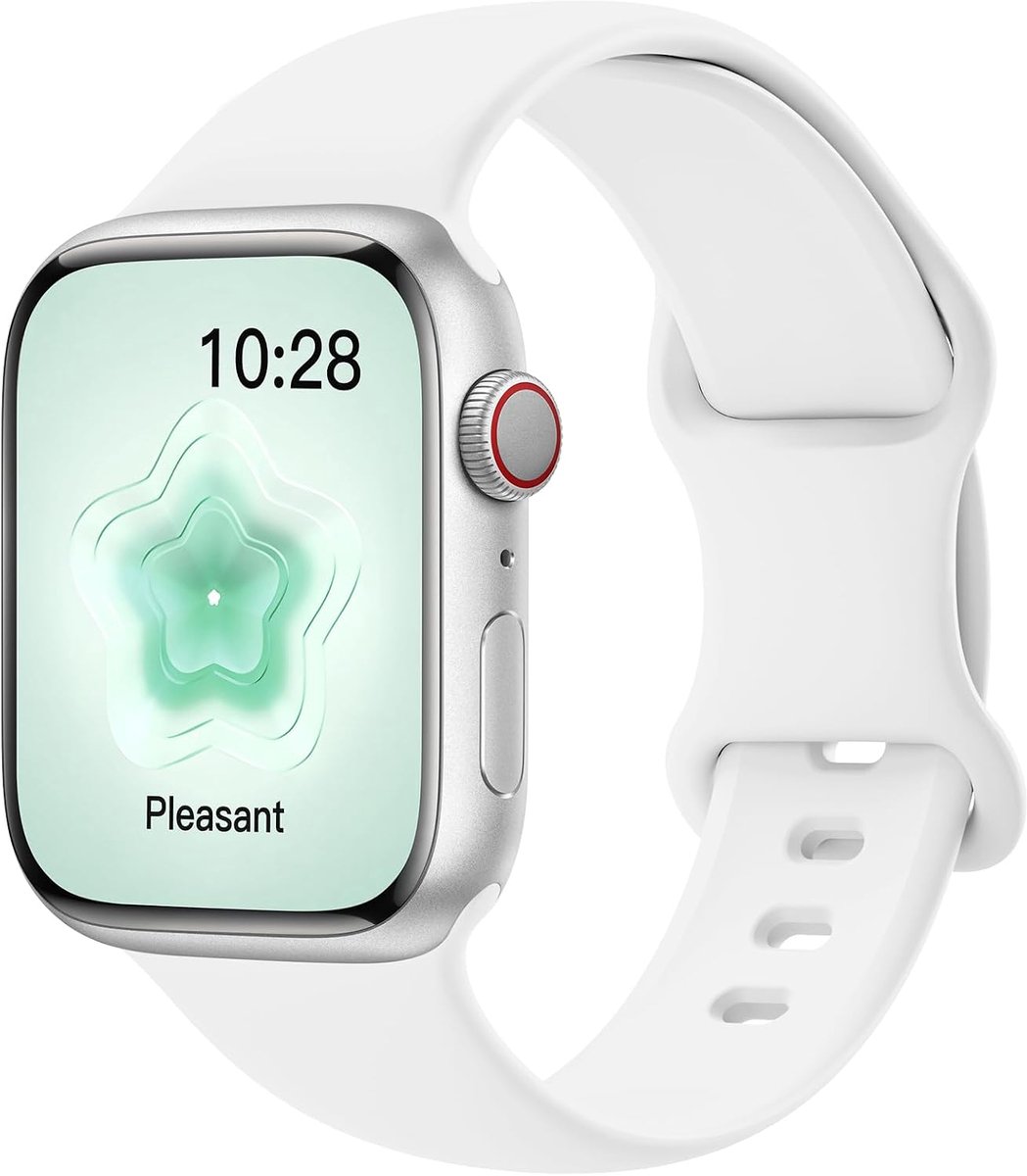 Sportieve siliconen armband 49 mm - geschikt voor Apple Watch - comfortabel en duurzaam - ideaal voor sporters - ShopVlot