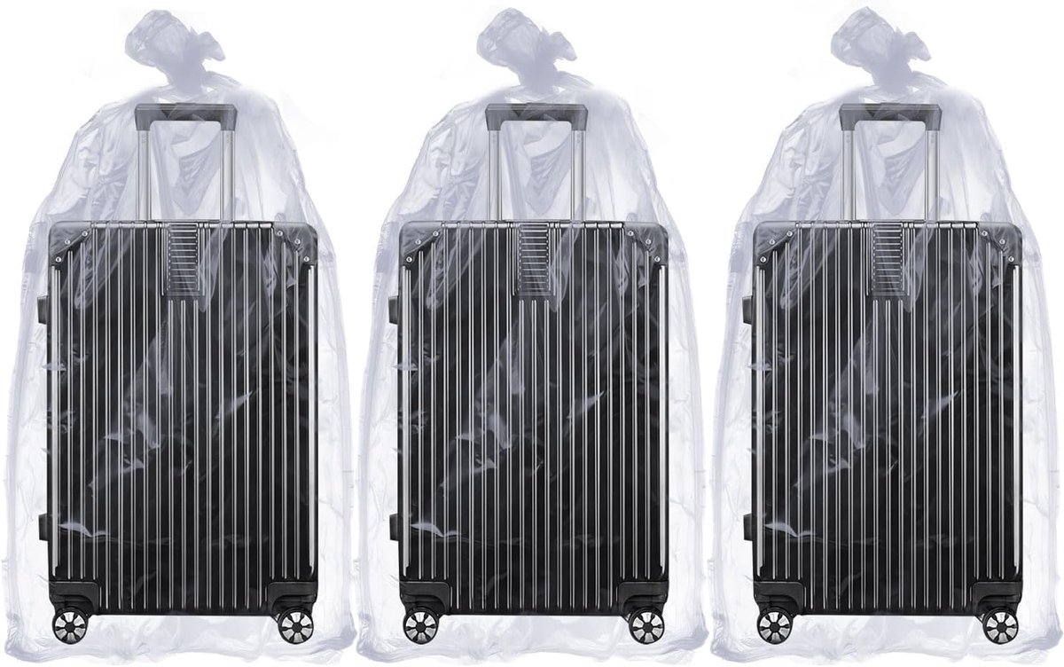 Opbergzakken Extra Groot 90 x 120 cm - Transparant Plastic - Waterdicht en Stofdicht - Perfect voor Luggage en Duvets - ShopVlot