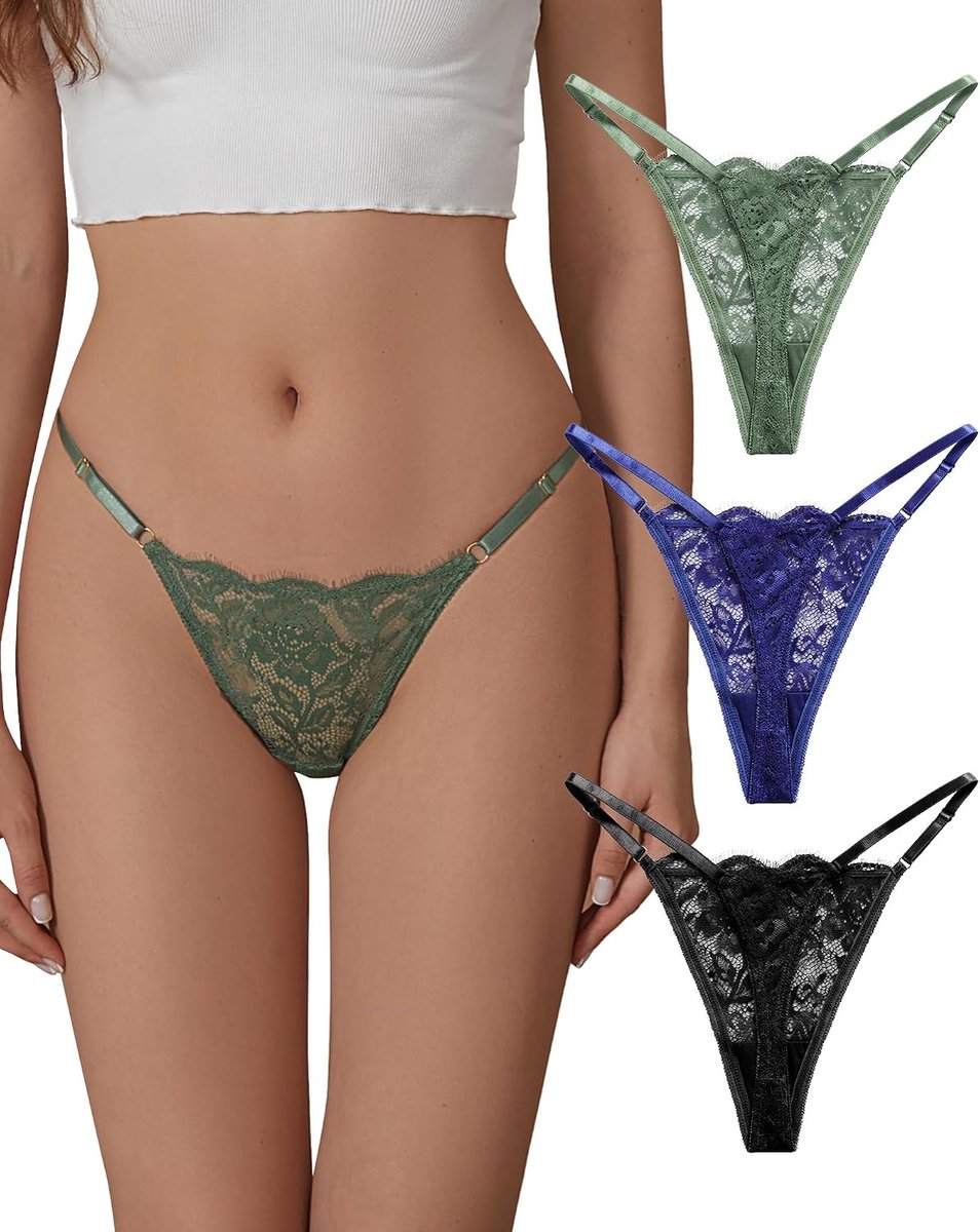 Dameskant Tanga Hipster - Sexy Ondergoed - Lage Taille - Ademend Comfort - Multipack - ShopVlot