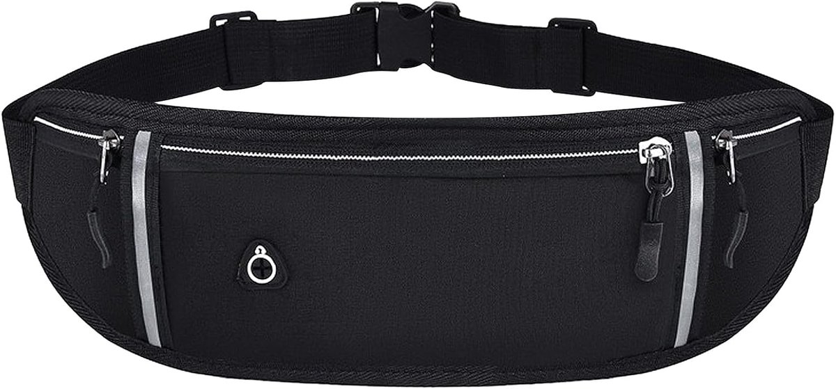 Waist Bag Adjustable Running Belt Waist Bag for Men Women Waterproof for Men Outdoor Sports Hiking Running Hiking - ShopVlot