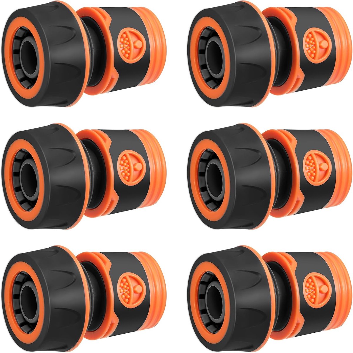 Hose Coupling 3/4 Inch 6pcs Garden Hose Connector for Hose Sprayers - ShopVlot