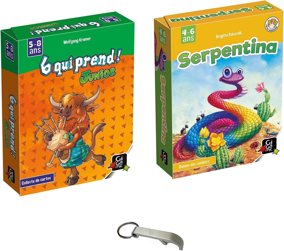 Set 6 die Junior + Serpentina + 1 Decap Blumie (6 Qui Jr + Serpentina) - ShopVlot