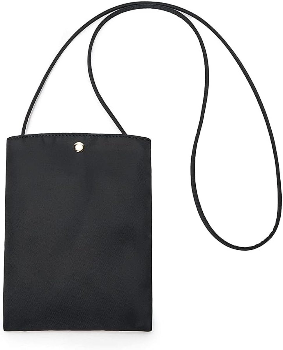 Pure cotton canvas mobile phone bag mini cloth bag INS style Japanese simple and versatile messenger small square bag - ShopVlot