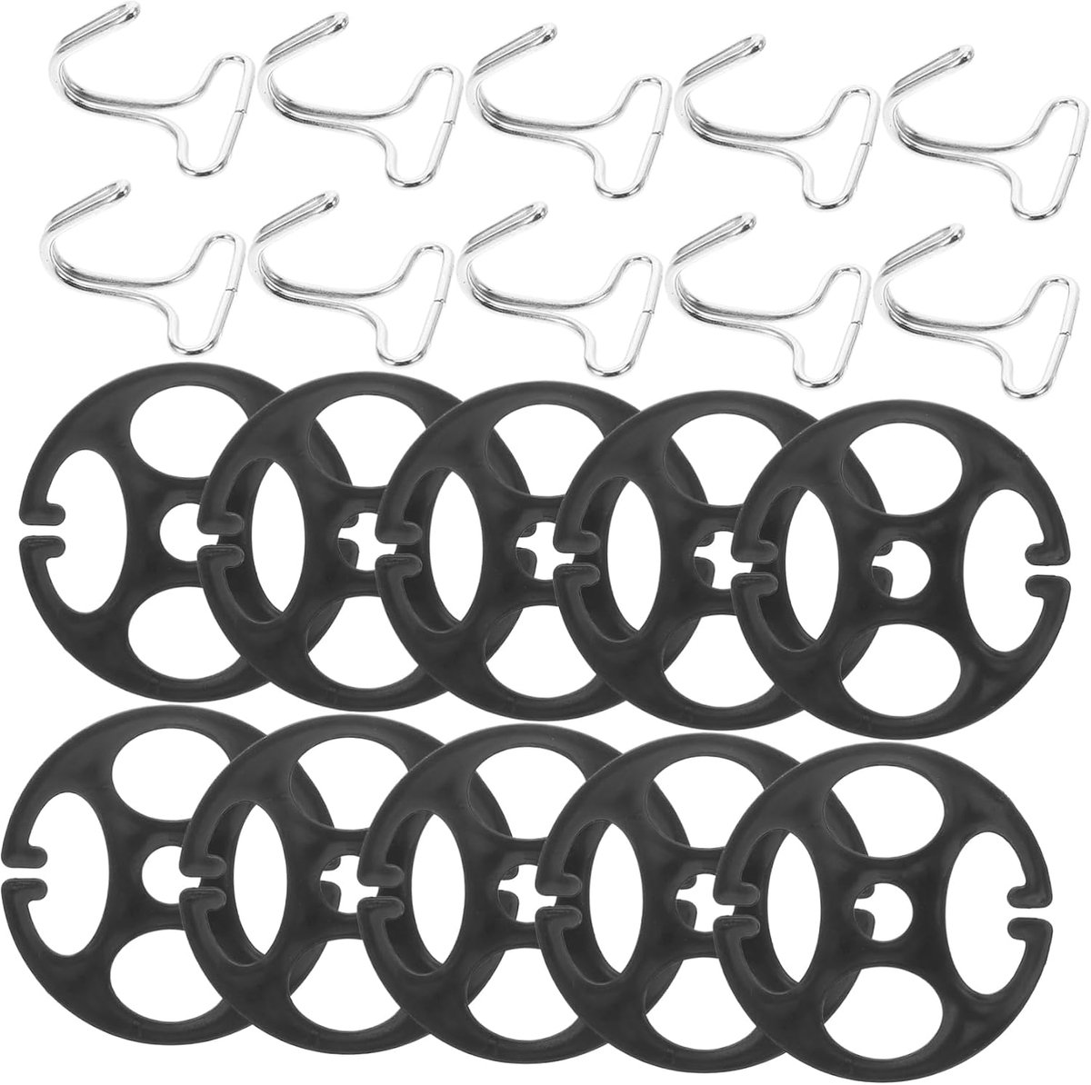 Mipcase 10pcs Metal Hooks Car Seat Covers Fixing Clips Stable Iron Hooks Seat Covers Accessories Non-Slip Holders for - ShopVlot