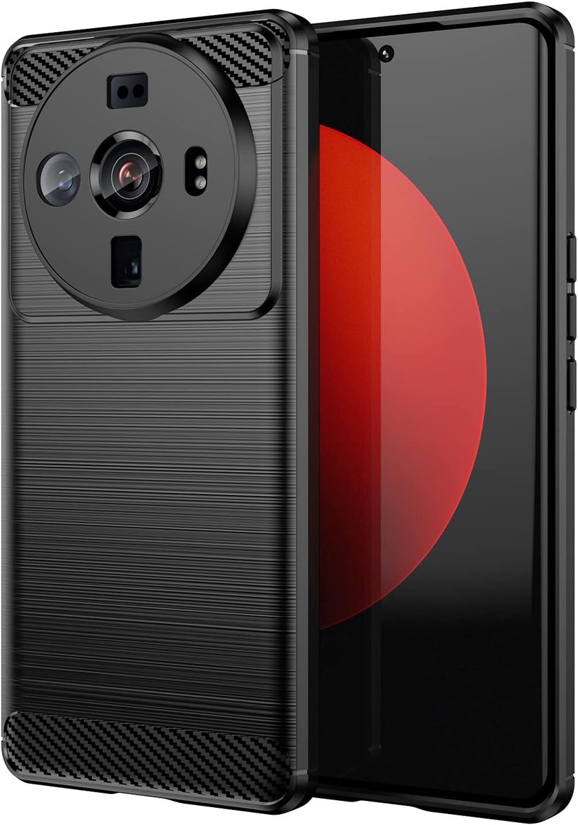 Hoes voor Xiaomi 13 Ultra, dunne zachte TPU siliconen, schokbestendig, krasbestendig, zwart hoesje - ShopVlot