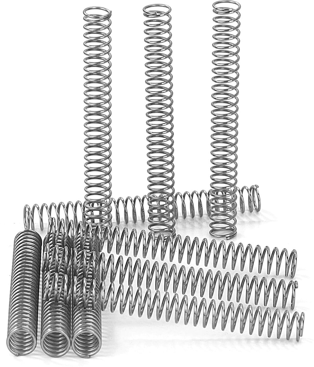 Compression spring, 50 mm, stainless steel compression springs, wire diameter 0.6 mm, outer diameter 6 mm, resilience - ShopVlot