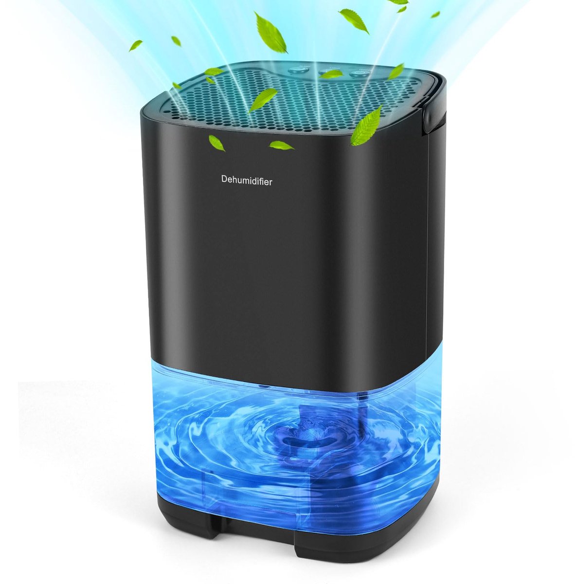 Luchtontvochtiger 1000 ml - stil en draagbaar - automatische vochtregeling - ideaal voor slaapkamer en kantoor - ShopVlot