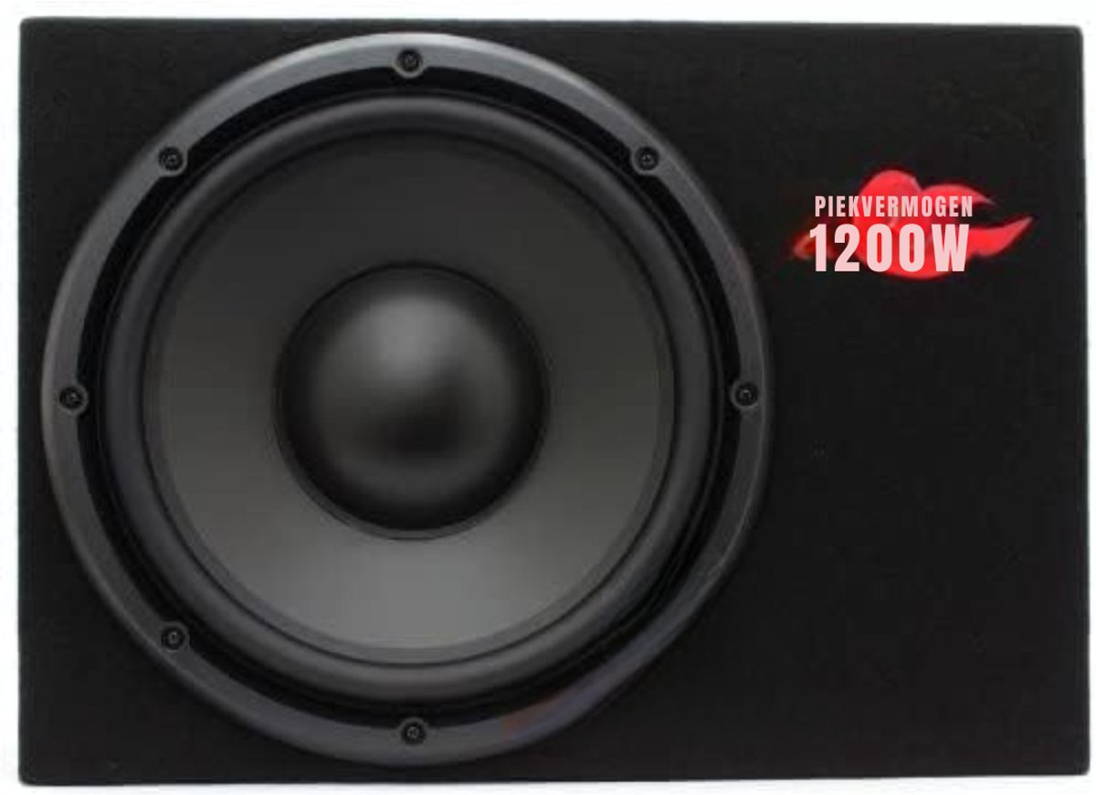 Subwoofer Auto - Underseat Subwoofer - Subwoofer Auto Met Versterker - Zwart - 3cm x 25cm x 17cm – foto 5