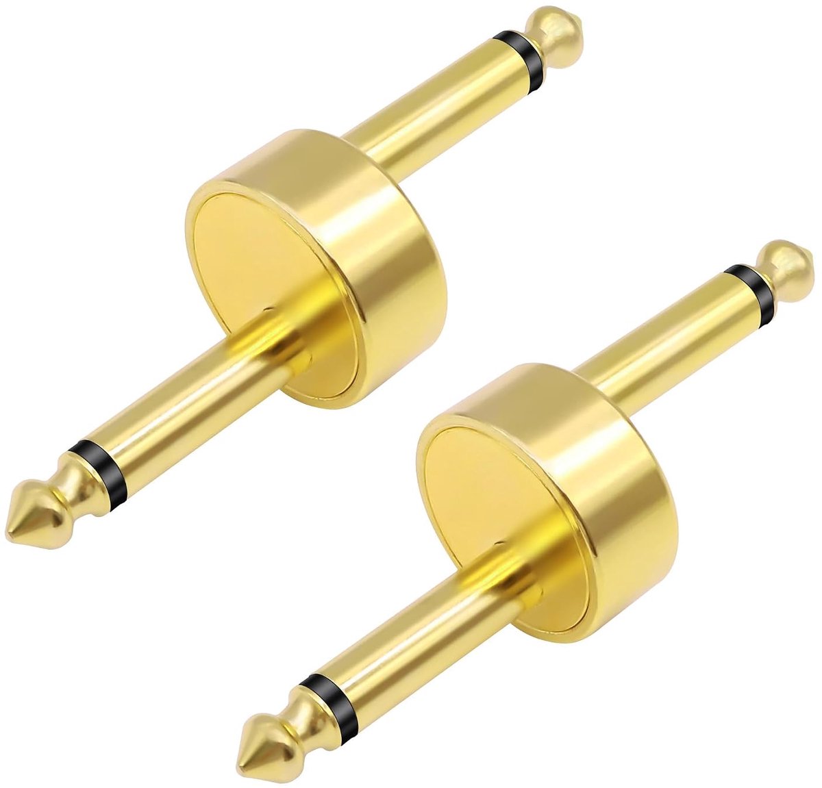 XMSJSIY Z Type 6.35mm 1/4 Inch Guitar Effect Pedal Clutch 1/4 Inch TS Plug to Plug Audio Mono Jack Plug Adapter Plug - ShopVlot