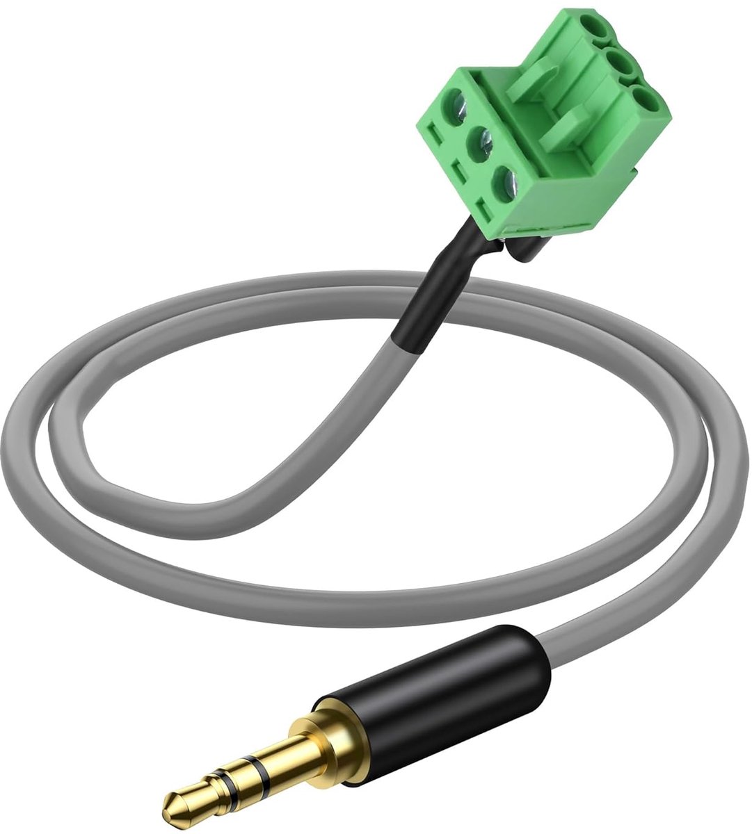 XMSJSIY 3.5mm to Phoenix Jack Connector Audio Cable 1/8" TRS Plug to 3 Pole 5.08mm / 0.2inch Pitch PCB Phoenix Bus - ShopVlot