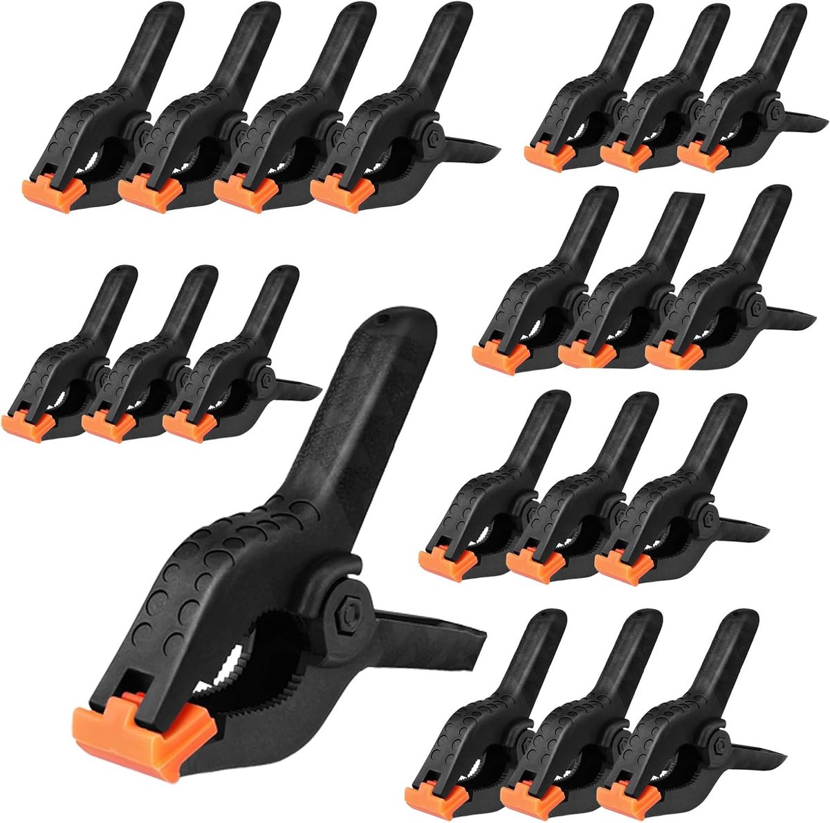 20 Pieces Plastic Fixing Clamps for Workshops, Art, Crafts, Woodworkshop, Photography - ShopVlot