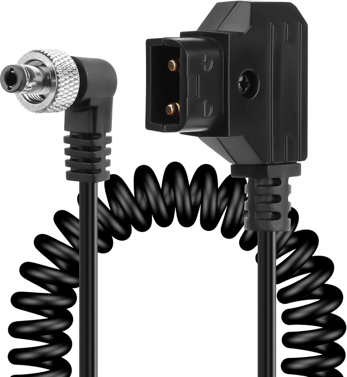 CERRXIAN D-Tap on Lockable Rectangular DC 12V Coil Cable, Replacement D-Tap to 12V DC5525 Jack Cable for Anton Bauer - ShopVlot