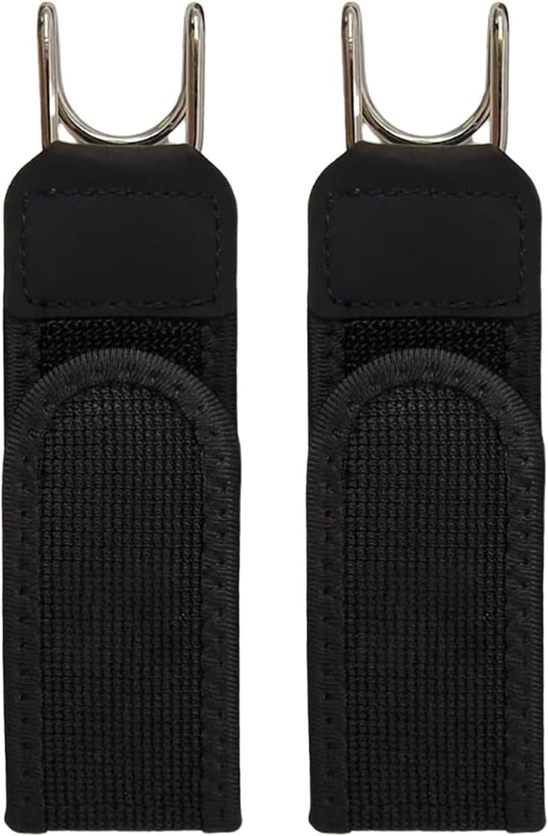 Pack of 2 Straps Without Buckle, Generic Invisible Elastic Belt with Metal Hook and Clasp, Adjustable Belt for Women - ShopVlot
