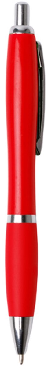 500 stuks voordeel pack Drukknoppen van ABS met softgrip afwerking Model MERLIN Red. Blauwe inkt.